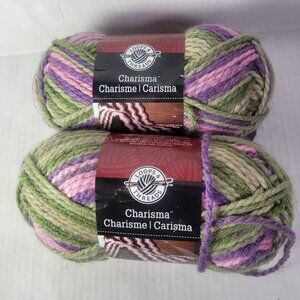 Lot of 2 Skeins Loops & Threads Charisma Bulky Weight Yarn